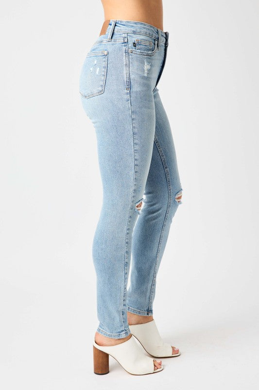 Judy Blue MR Tummy Control Destroy Skinny