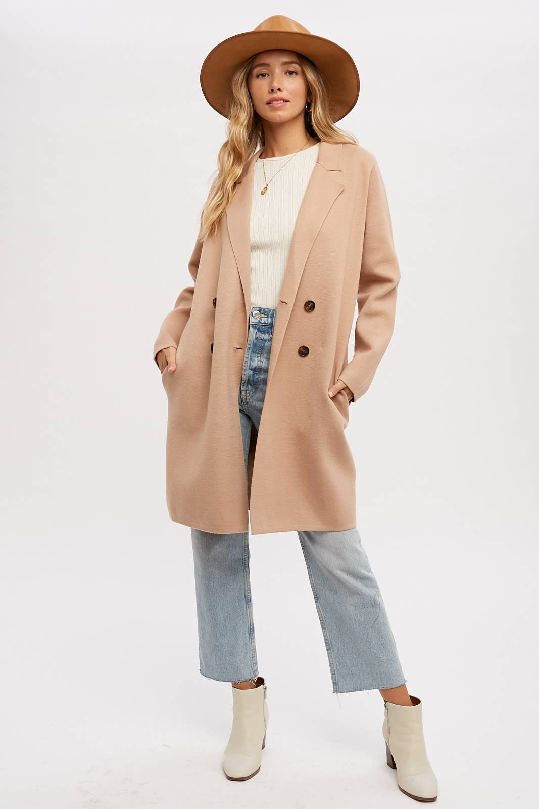 Bluivy - CLASSIC DOUBLE BREASTED COATIGAN