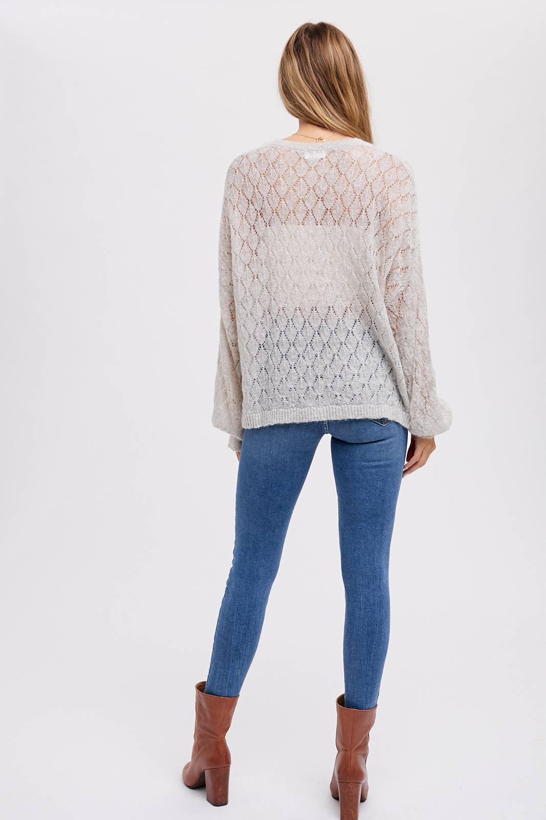 Bluivy - POINTELLE KNIT PULLOVER
