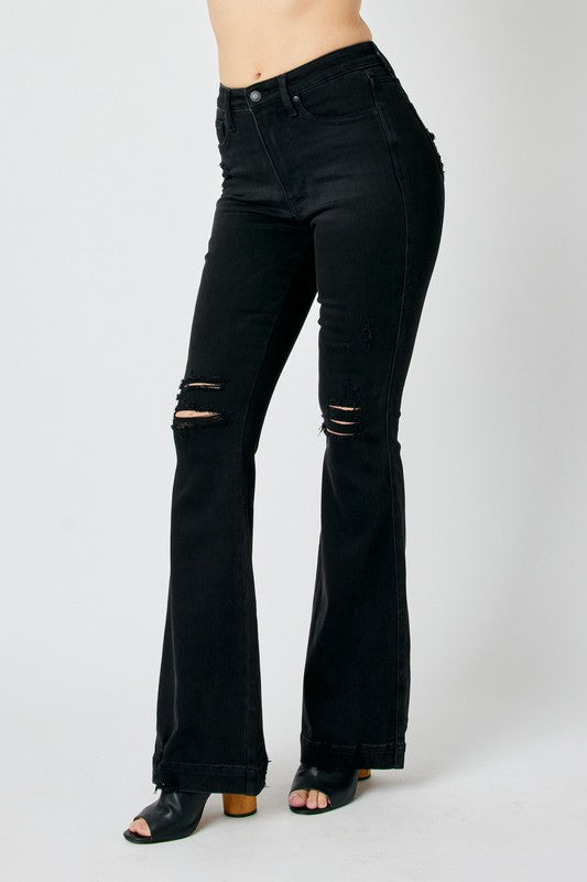 Judy Blue HW Tummy Control Destroy Flare