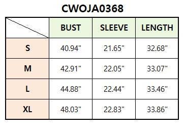 Lily Clothing - CWOJA0368_LOOSE FIT PLAID BIG BUTTONED SHIRTS JACKET