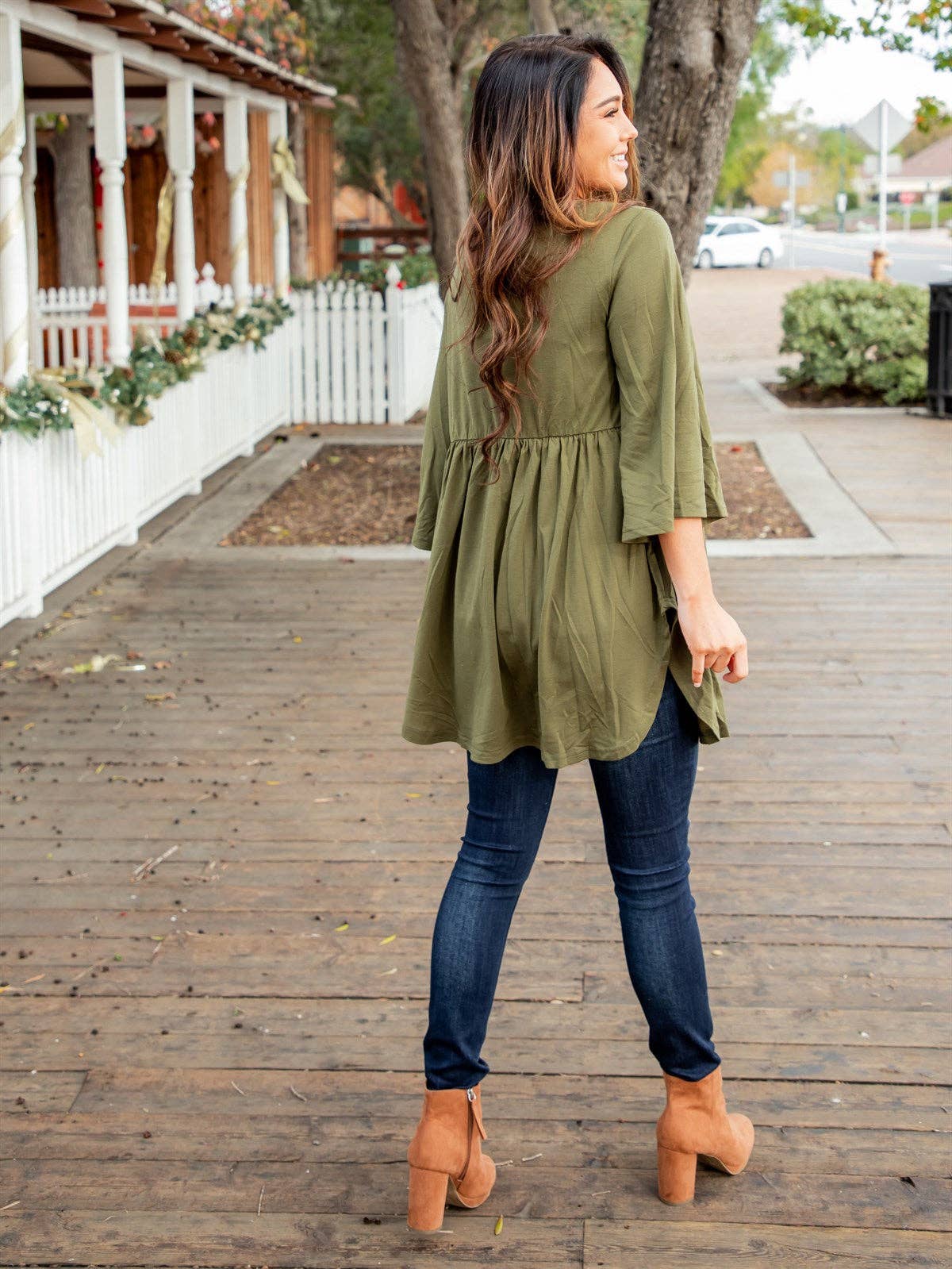 Tickled Teal - Maren Button Cardigan
