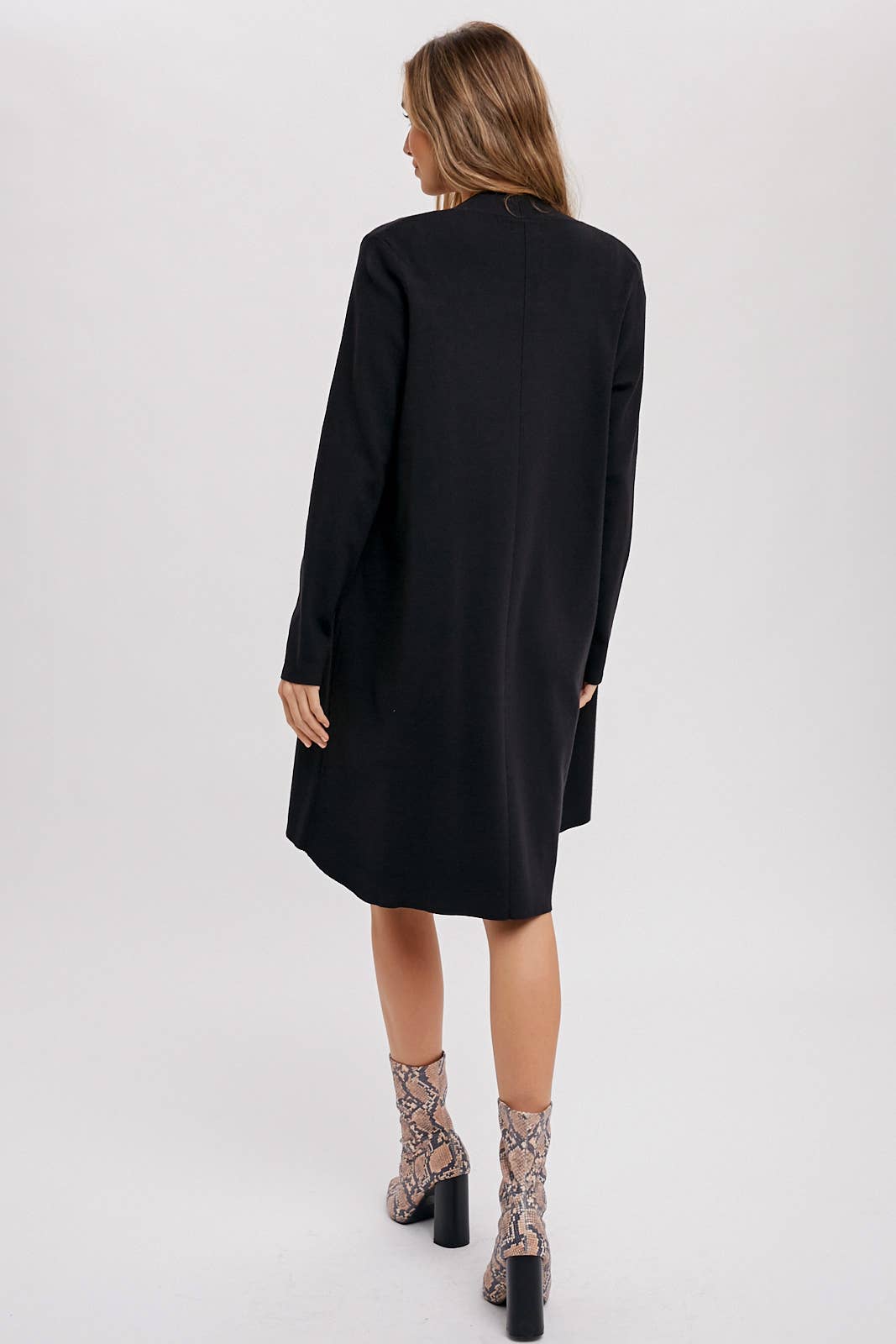 Bluivy - DRAPE COLLAR CARDIGAN