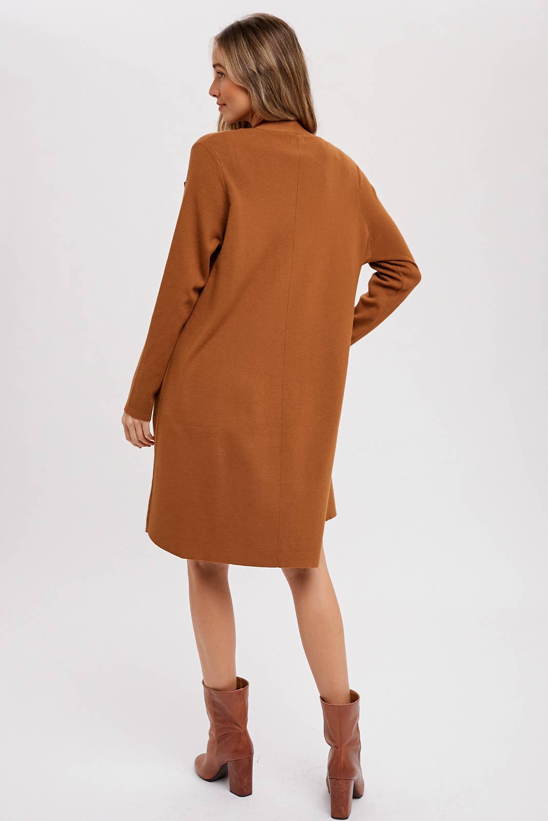 Bluivy - DRAPE COLLAR CARDIGAN