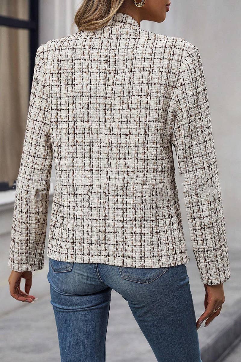 NINEXIS - CWOJA0965_FALL FASHION LONG SLEEVE SUIT SLIM JACKET