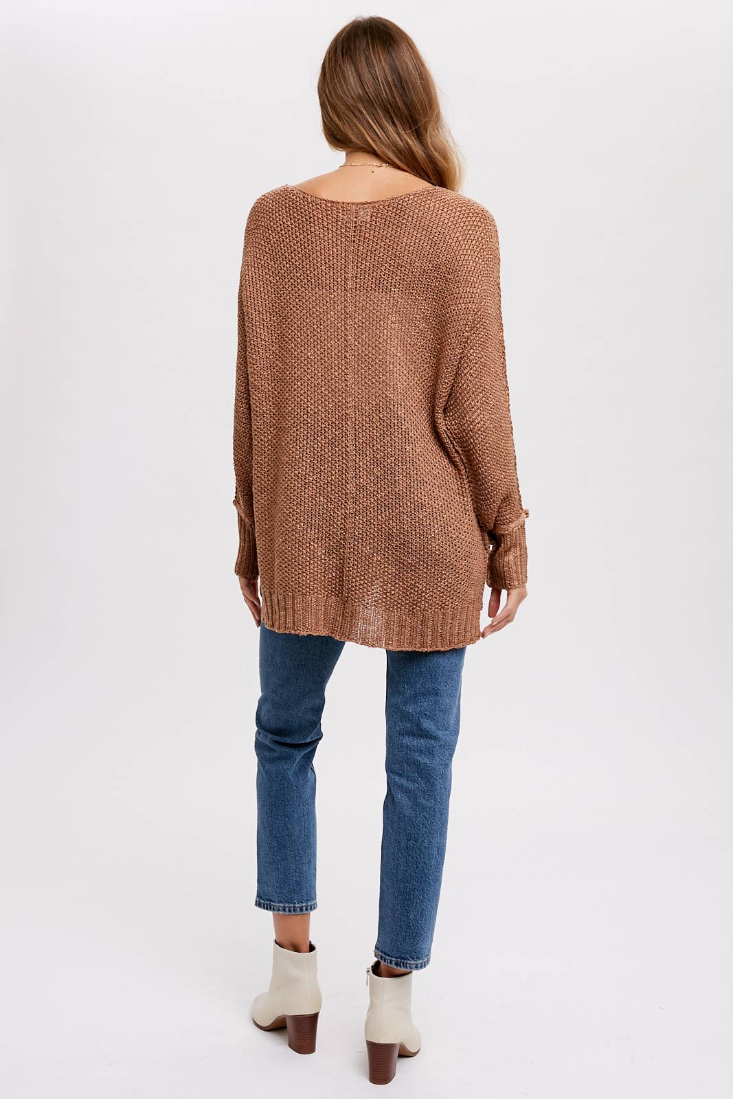 Bluivy - REVERSE SEAM LOOSE FIT SWEATER