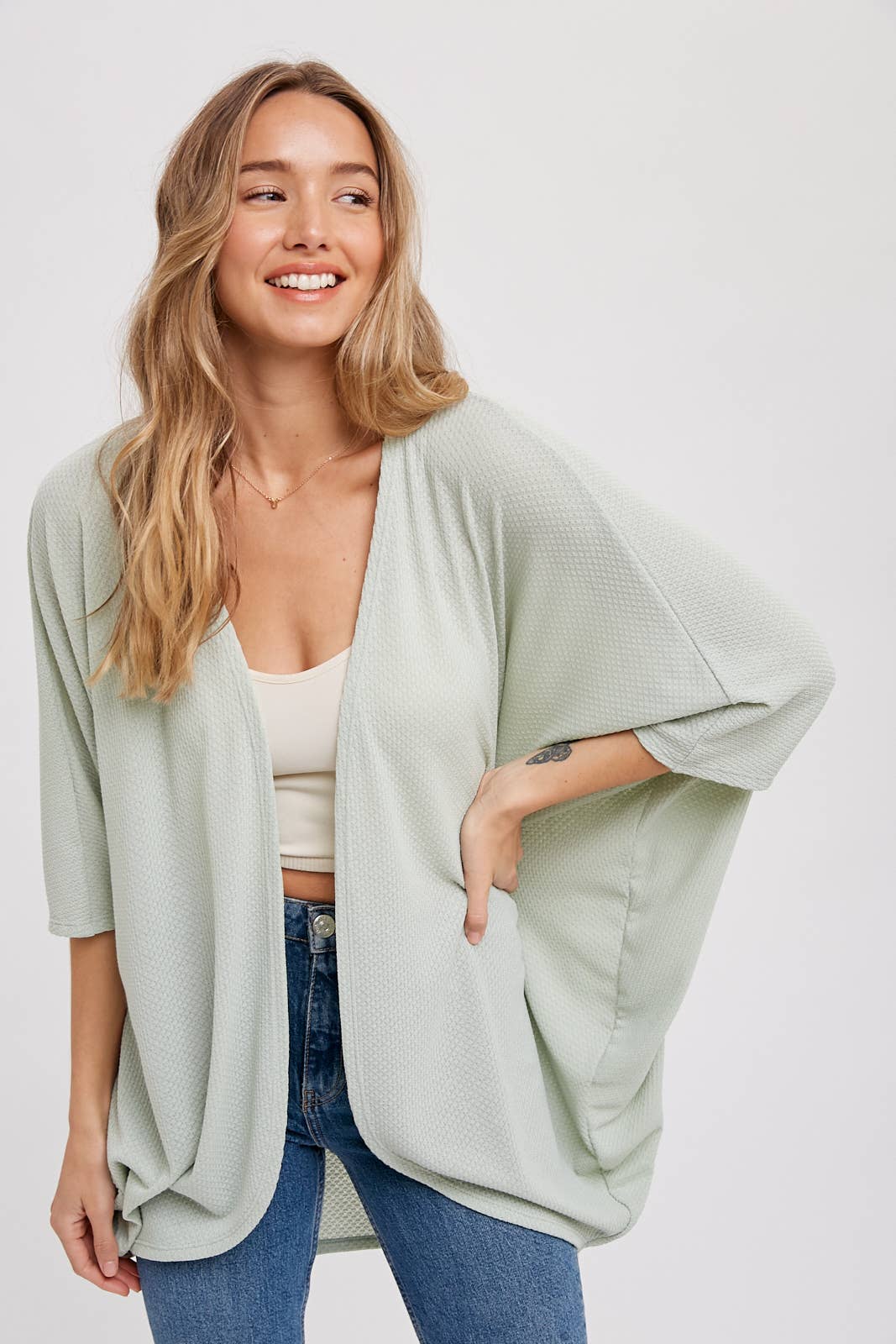 Bluivy - LIGHTWEIGHT DOLMAN CARDIGAN