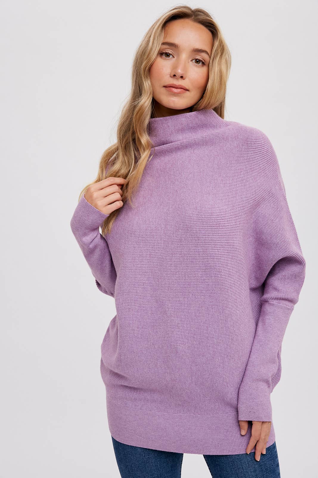 Bluivy - SLOUCH NECK DOLMAN PULLOVER