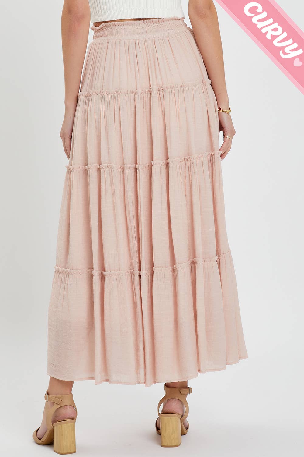 Sweet Lovely by Jen - MAXI SKIRT PLUS SIZE