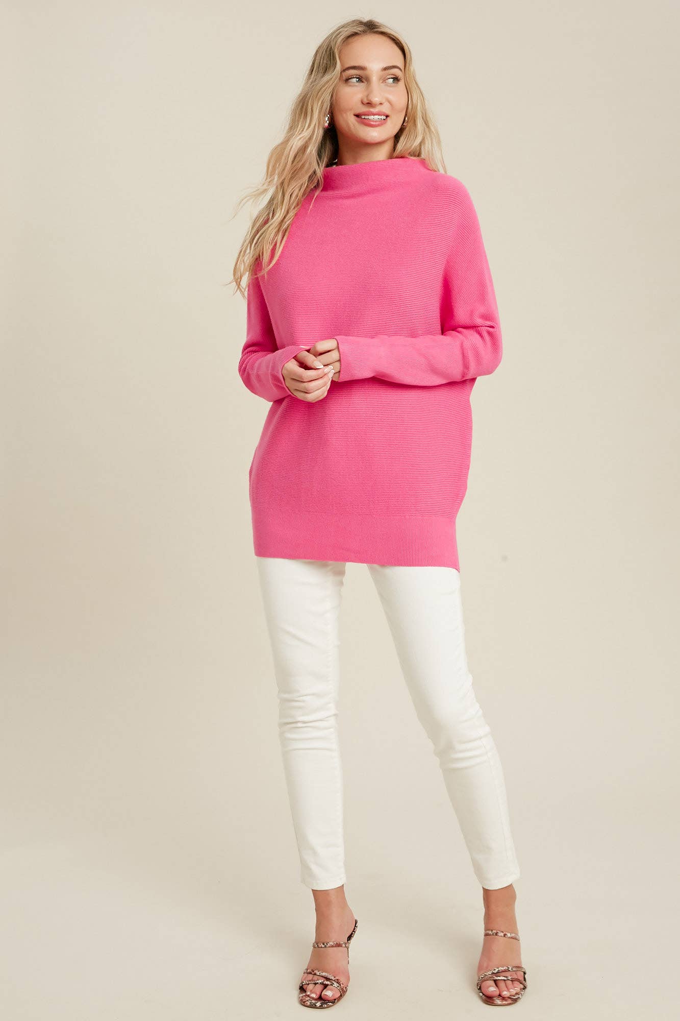 Bluivy - SLOUCH NECK DOLMAN PULLOVER