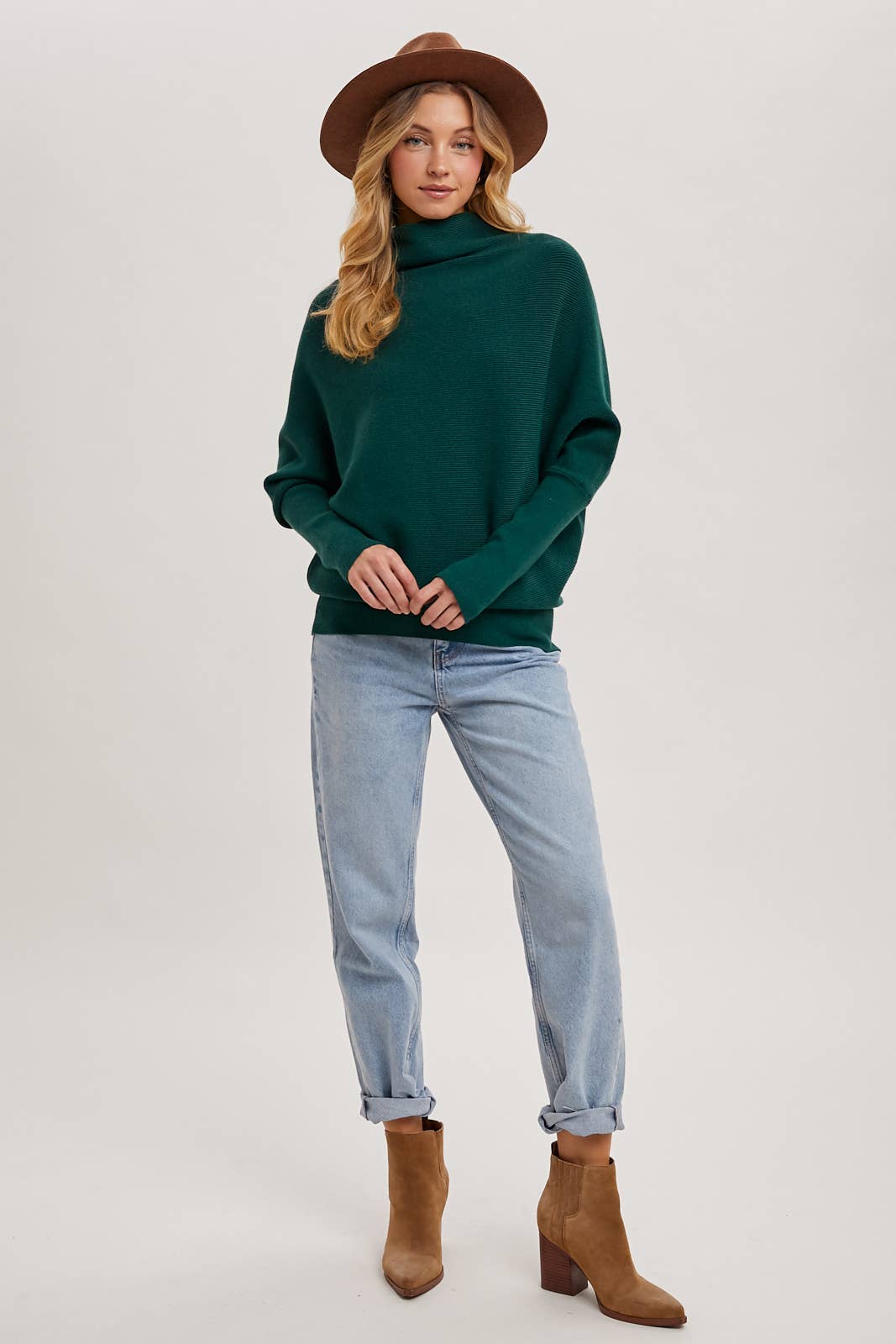 Bluivy - SLOUCH NECK DOLMAN PULLOVER
