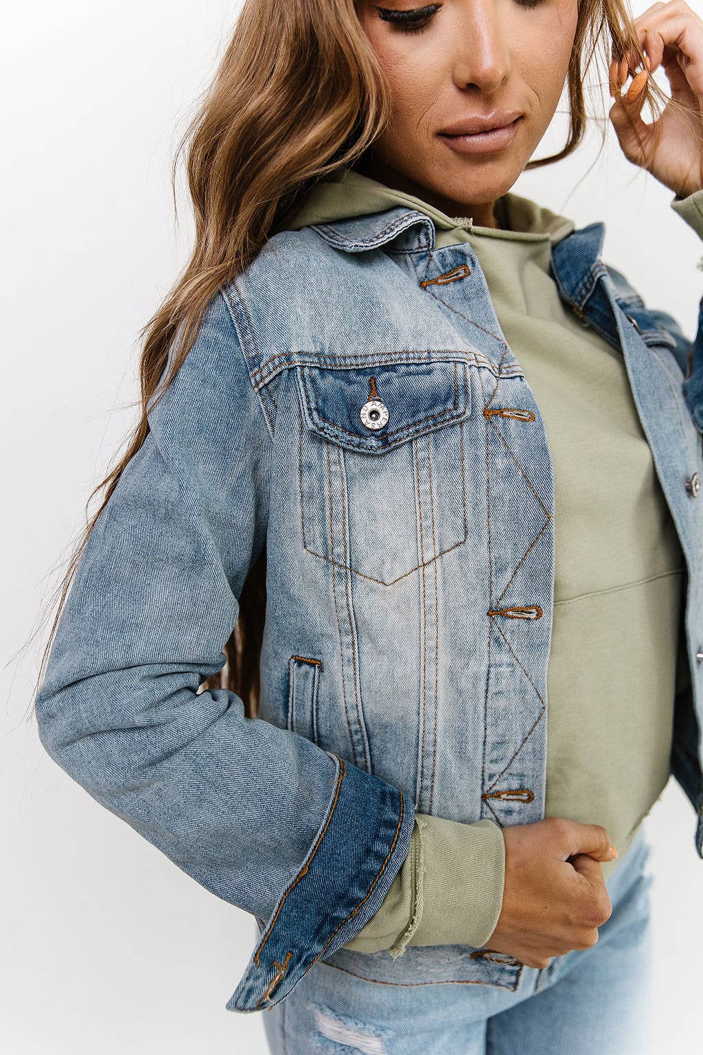 Ampersand Avenue - Denim Jacket- Classic Light Wash