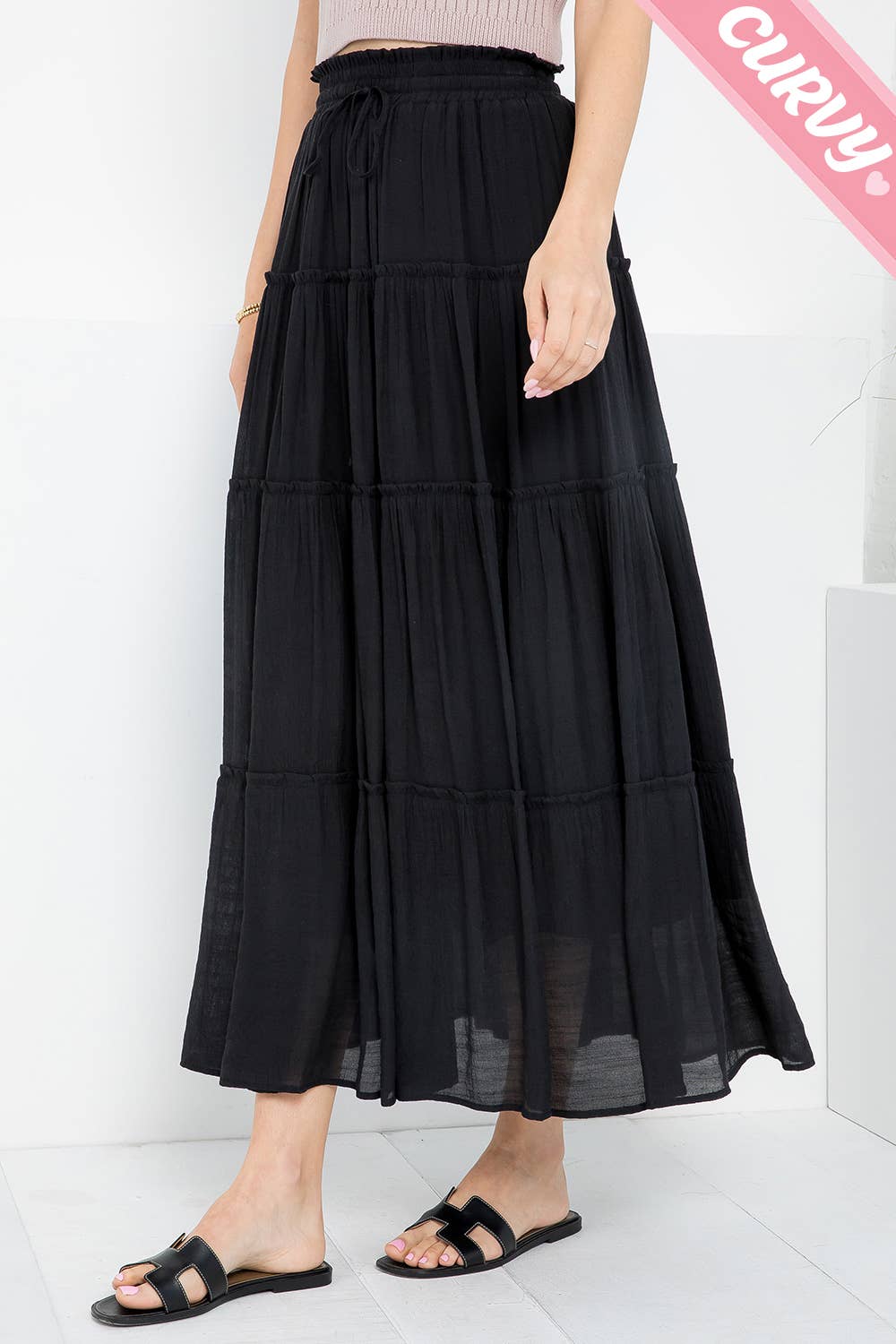 Sweet Lovely by Jen - MAXI SKIRT PLUS SIZE