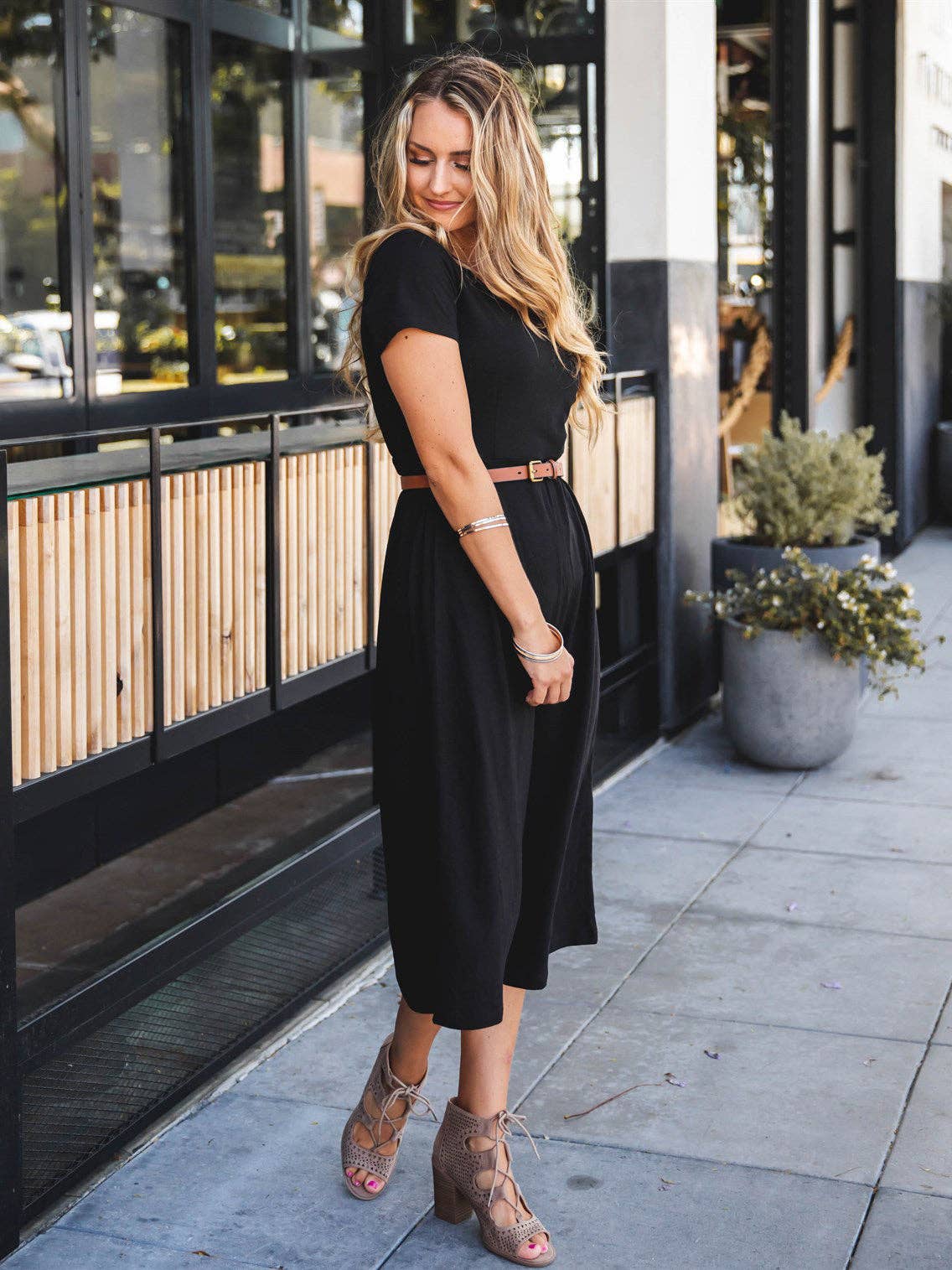 Tickled Teal - Cropped Pant Daisy Jumpsuit