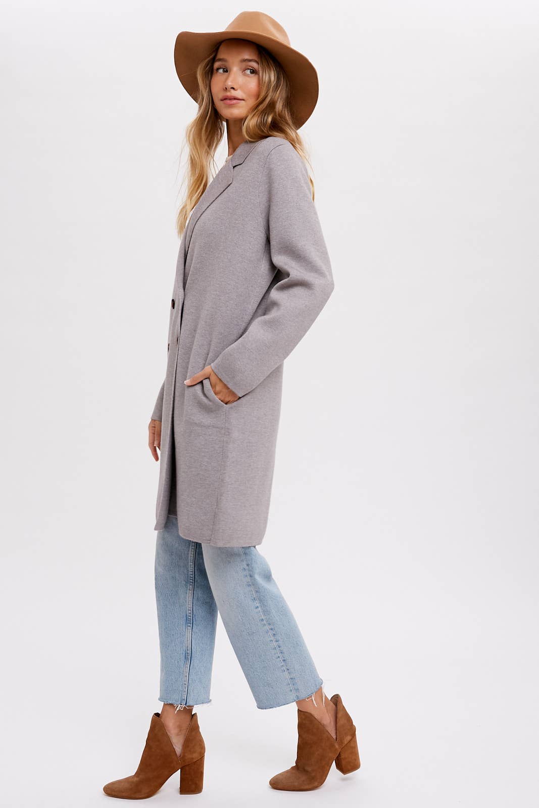 Bluivy - CLASSIC DOUBLE BREASTED COATIGAN