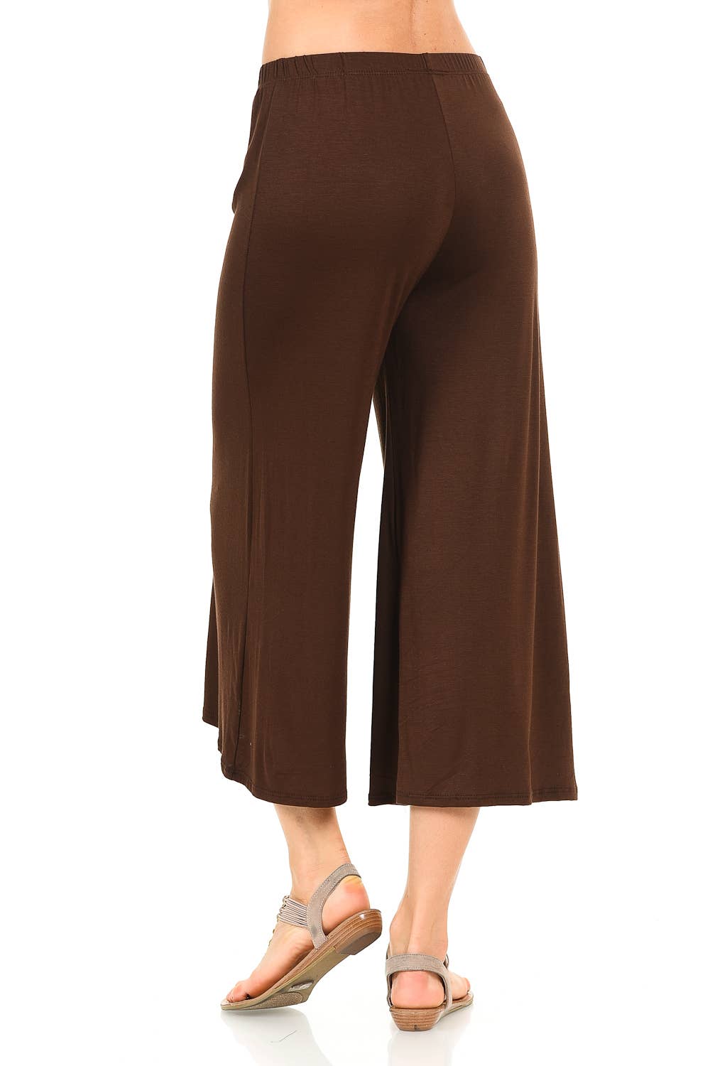 Allium - Elastic Waist Culottes Pants