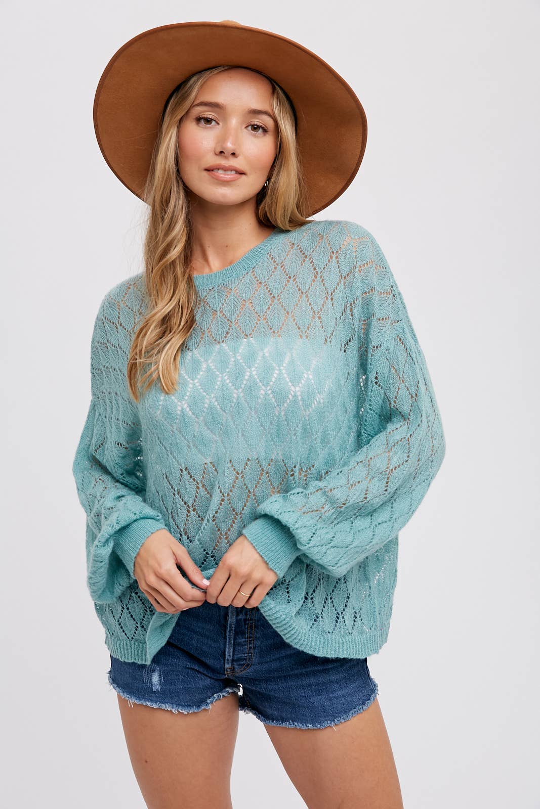 Bluivy - POINTELLE KNIT PULLOVER