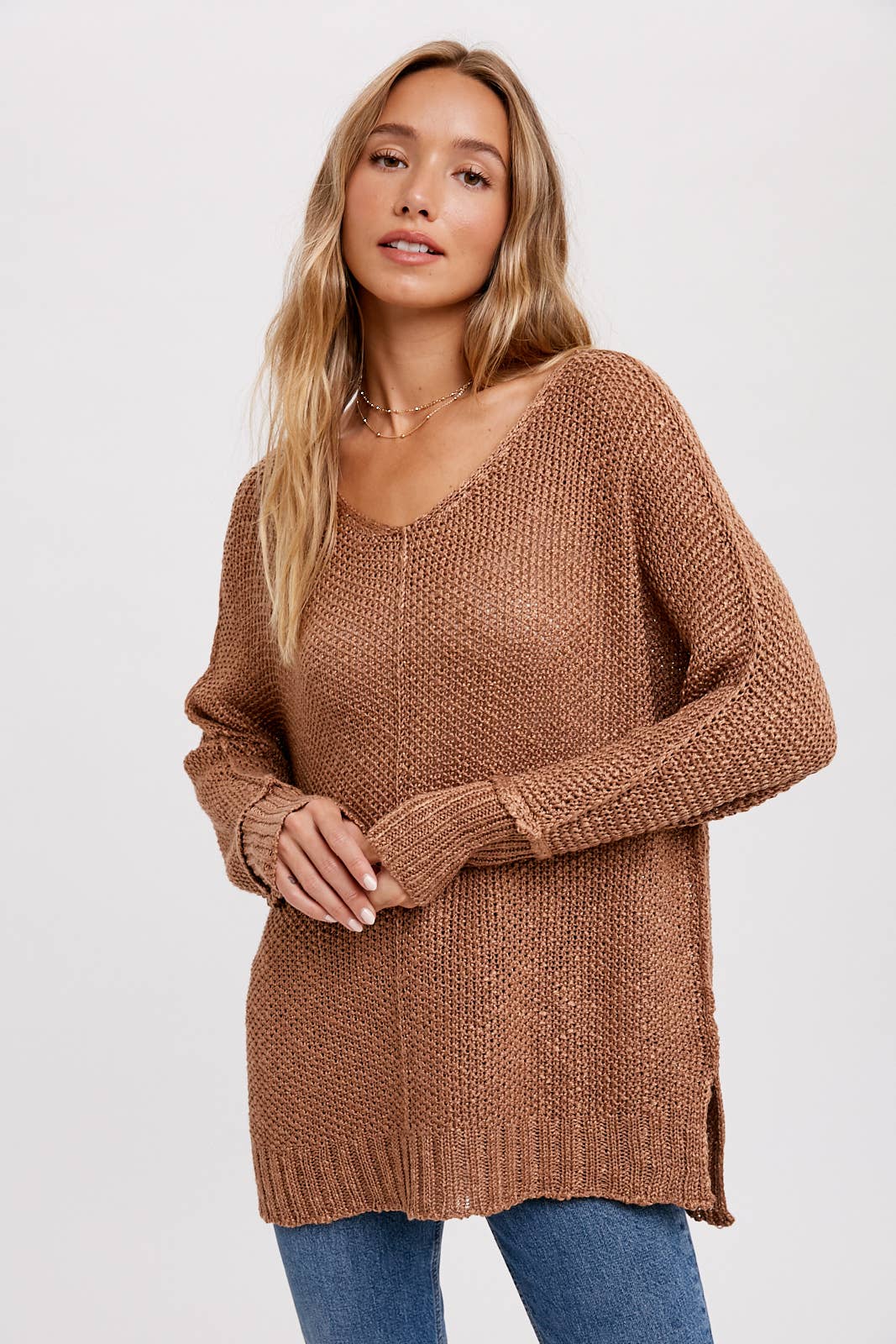 Bluivy - REVERSE SEAM LOOSE FIT SWEATER
