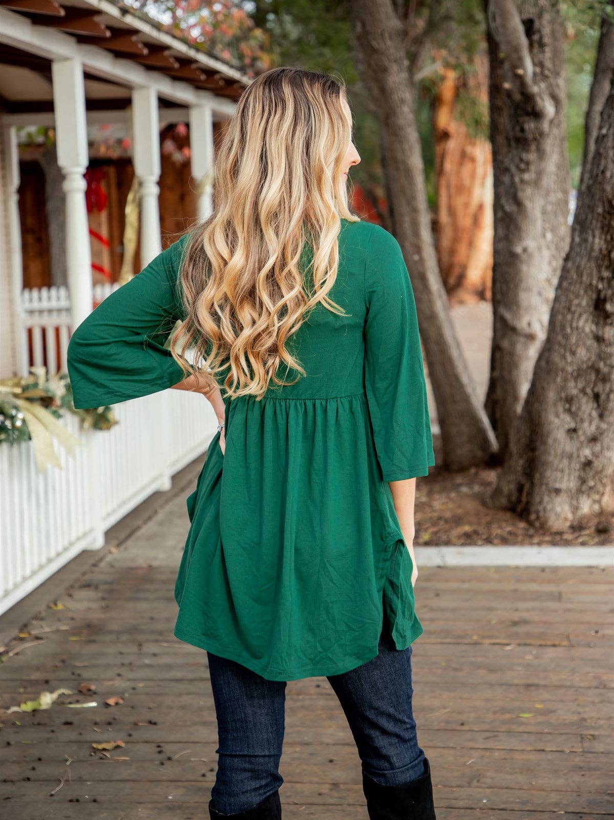 Tickled Teal - Maren Button Cardigan