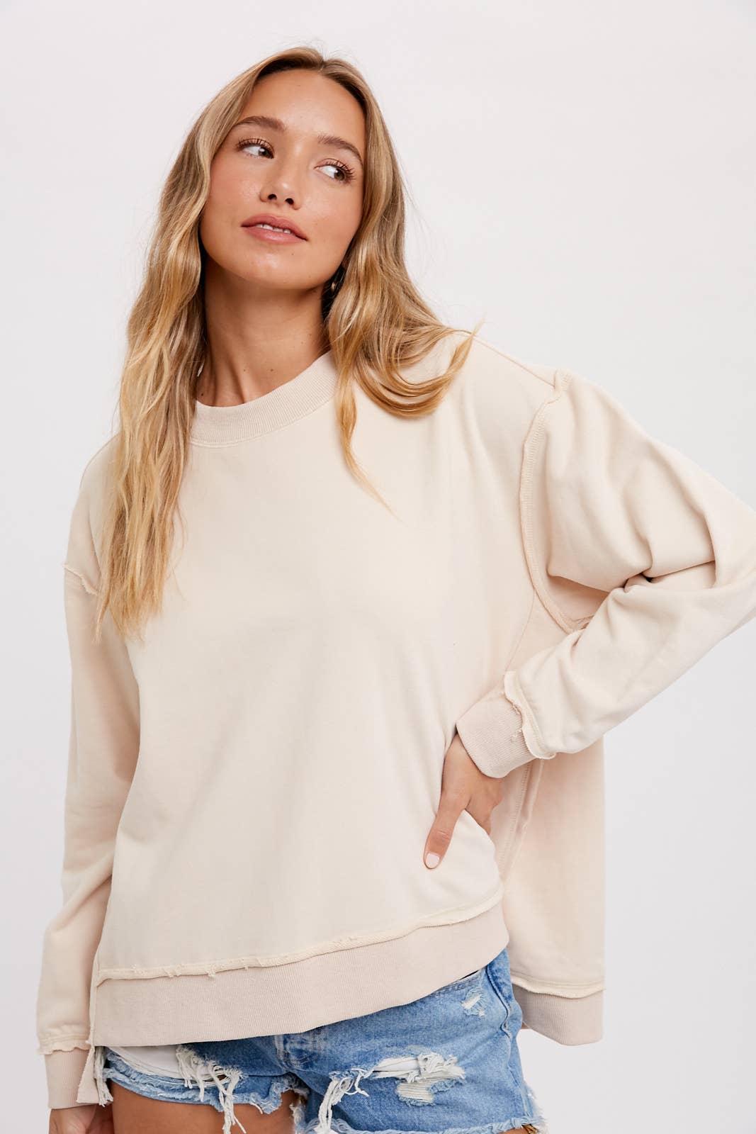 Bluivy - CREWNECK OVERSIZED SWEATSHIRT