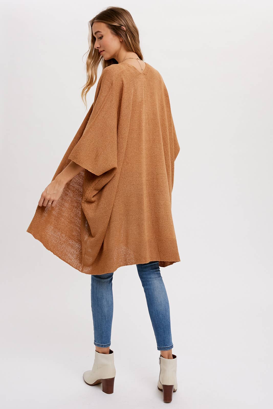 Bluivy - WIDE SLEEVE OPEN FRONT CARDIGAN