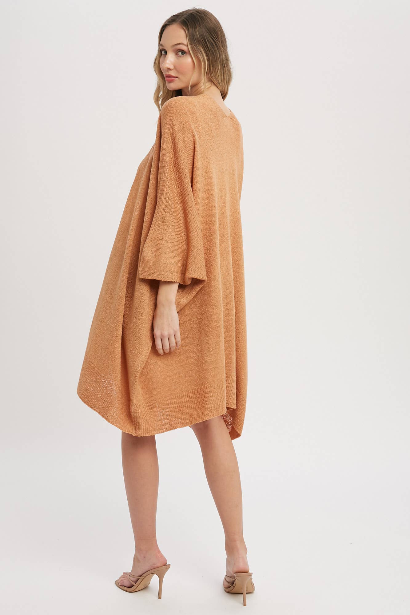 Bluivy - WIDE SLEEVE OPEN FRONT CARDIGAN