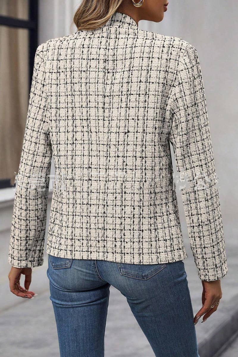 NINEXIS - CWOJA0965_FALL FASHION LONG SLEEVE SUIT SLIM JACKET