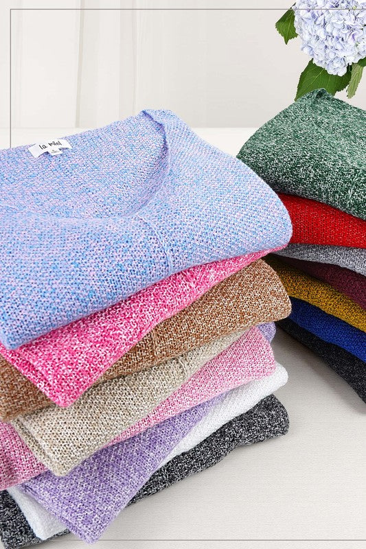 La Miel SOFT LIGHTWEIGHT V-NECK SWEATER